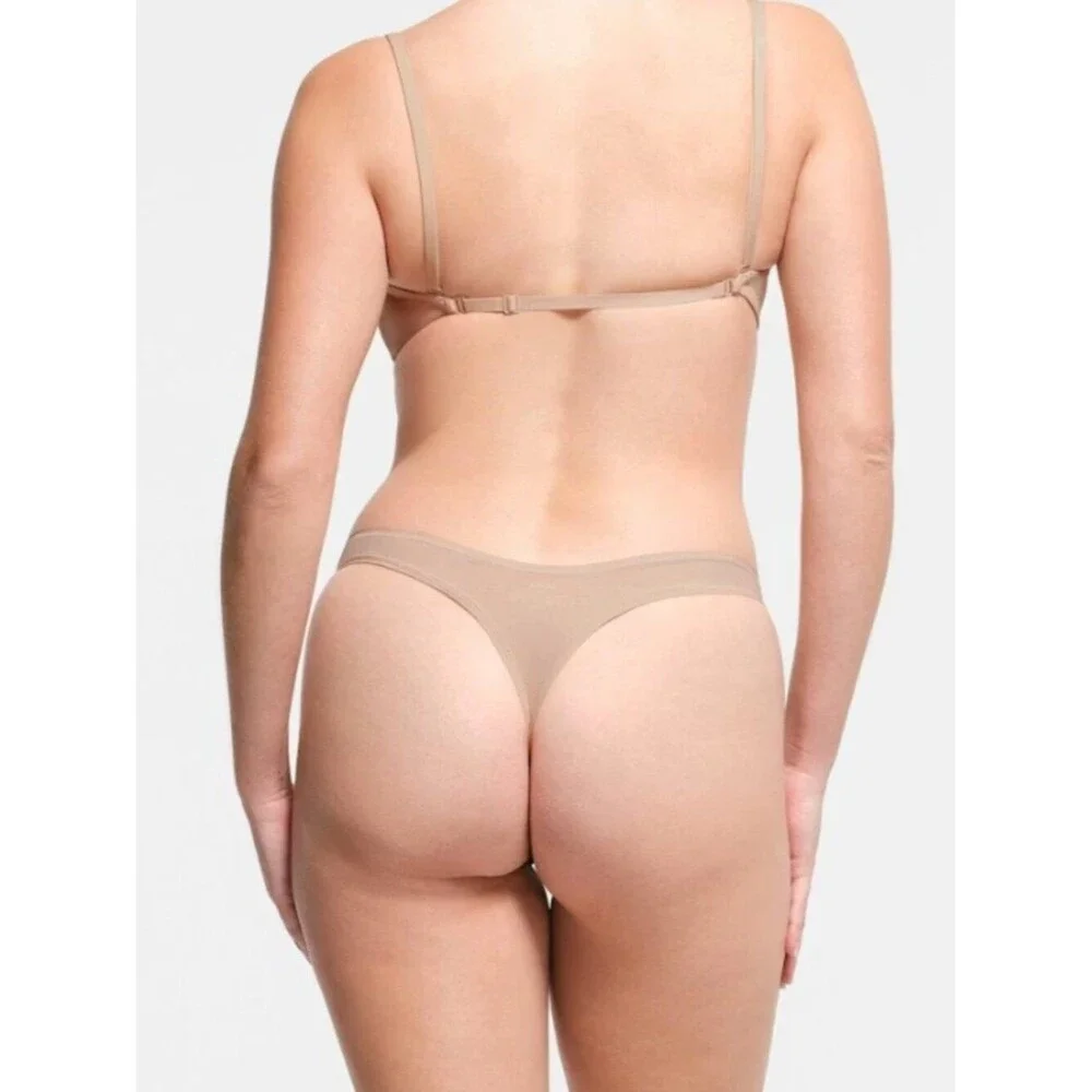CHECK STOCK NEW SKIMS Multiway Strapless Underwire Bra Clay 32B NWT - Picture 6 of 8